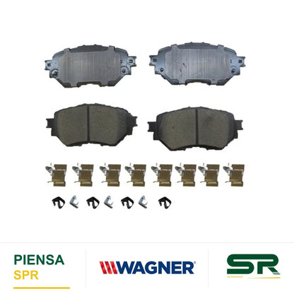 BALATA CERÁMICA DELANTERA MAZDA 3 2014-2017 [HECHO EN M?XICO] WAGNER