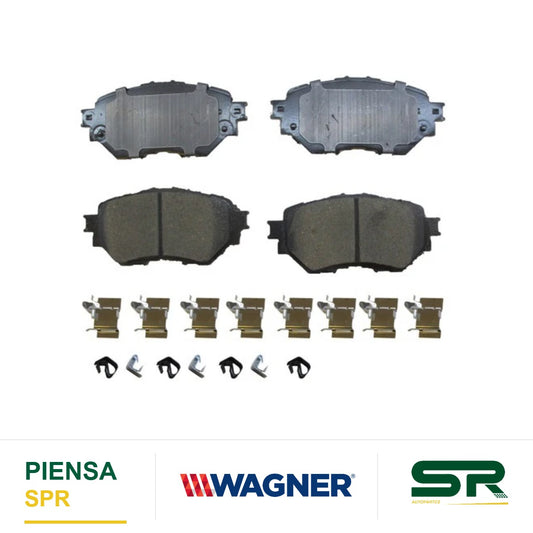 BALATA CERÁMICA DELANTERA MAZDA 3 2014-2017 [HECHO EN M?XICO] WAGNER
