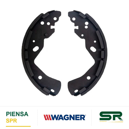 BALATA SEMIMETÁLICA TRASERA BALATA DE TAMBOR 1742-S1096 NISSAN NP300 FRONTIER 2015-2022 / NP300 2015-2022 WAGNER