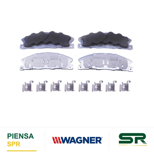 BALATA CERÁMICA DELANTERA FORD EXPLORER 16 / FLEX 2013-2016 / TAURUS 2013-2015 / LINCOLN MKS 2013-2015 / MKT 2013-2017 WAGNER