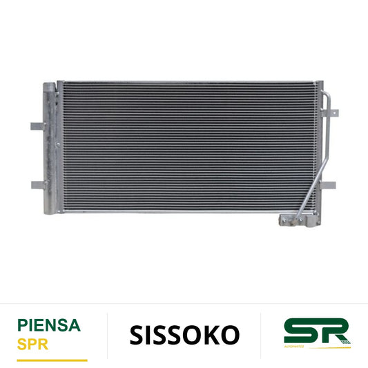CONDENSADOR Q3 , 2015-2018 1.4 2.0 LTS AUTOMÁTICO / ESTÁNDAR CON SECADOR ALUMINIO SOLDADO SISSOKO