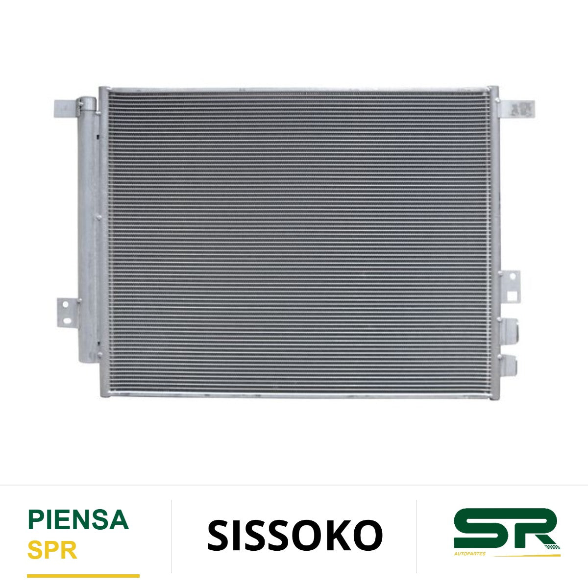 CONDENSADOR FORD EXPLORER 2020-2021 2.3 3.0 LTS AUTOMÁTICO / ESTÁNDAR CON SECADOR ALUMINIO SOLDADO SISSOKO