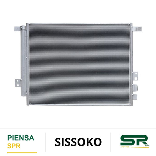 CONDENSADOR FORD EXPLORER 2020-2021 2.3 3.0 AUTOMÁTICO / ESTÁNDAR CON SECADOR ALUMINIO SOLDADO SISSOKO