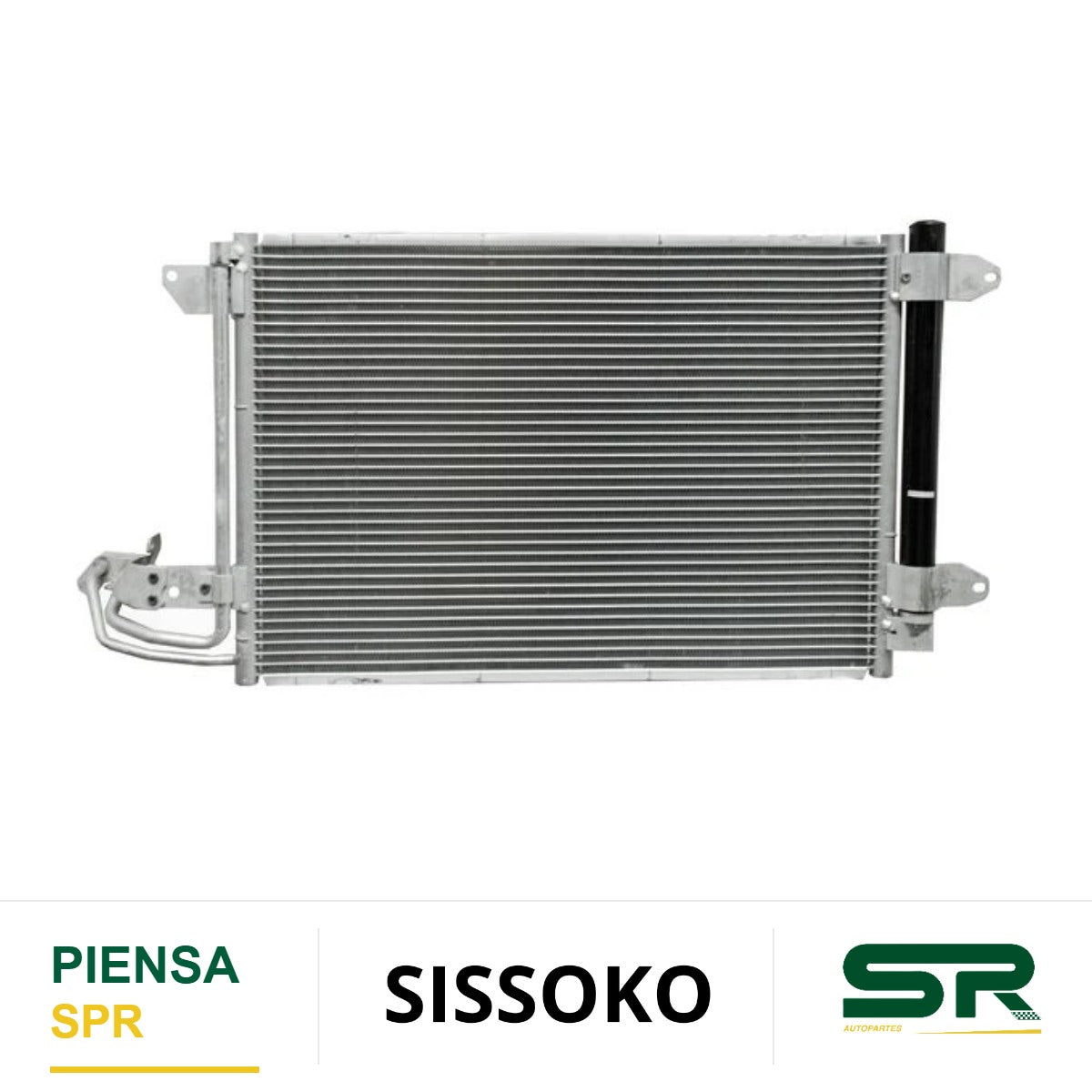 CONDENSADOR AUDI JETTA CL ICO / GOLF 2006-2009 / VOLKSWAGEN GTI 2010-2012 / VOLKSWAGEN EOS 2007-2014 / VOLKSWAGEN A3 2006-2012 / VOLKSWAGEN AS 2005-2015 SISSOKO