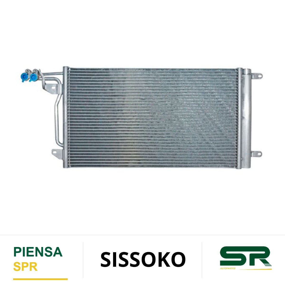 CONDENSADOR AUDI VENTO / POLO 2009-2022 / AUDI IBIZA 2009-2017 / AUDI TO O 2013-2019 / AUDI A1 2010-2016 / AUDI MVP LED 2014-2022 SISSOKO