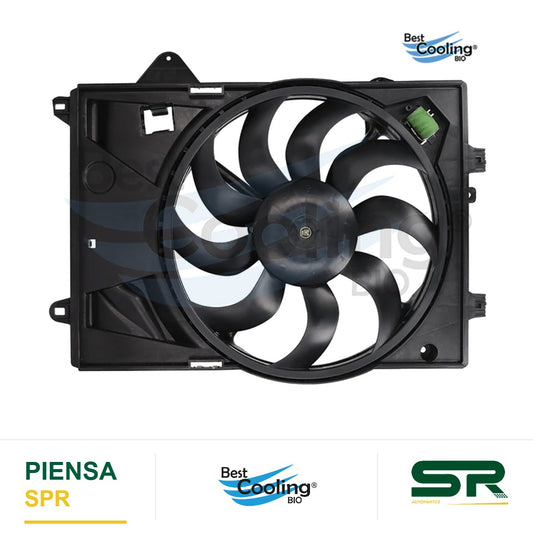 MOTOVENTILADOR CHEVROLET SONIC 1.6L 2012-2017 CON TRANSMISION AUTOMATICA Y MANUAL BEST COOLING
