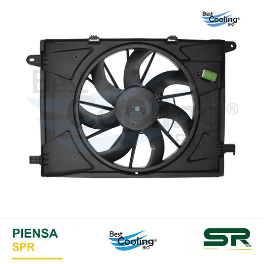MOTOVENTILADOR CHEVROLET ONIX 1.3L 2023-2025 CON Y TRANSMISION MANUAL 7 ASPAS BEST COOLING