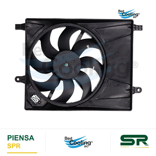 MOTOVENTILADOR CHEVROLET AVEO 1.5L 2018-2023 CON Y TRANSMISION AUTOMATICA Y MANUAL BEST COOLING