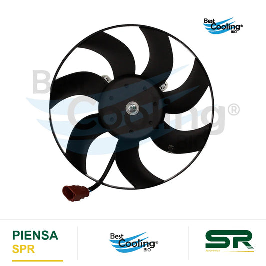 MOTOVENTILADOR VOLKSWAGEN BORA 1.9L LTS 2006-2010 TDI TRANSMISION AUTOMATICA Y MANUAL 7 ASPAS BEST COOLING