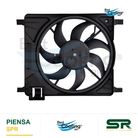 MOTOVENTILADOR CHEVROLET SPARK 1.2L 2011-2017 BEAT 1.2L 2018-2021 SIN ARNES BEST COOLING