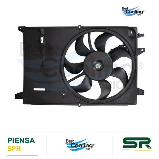 MOTOVENTILADOR CHEVROLET SPARK 1.4L 2016-2021 TRANSMISION MANUAL SIN RESISTENCIA BEST COOLING
