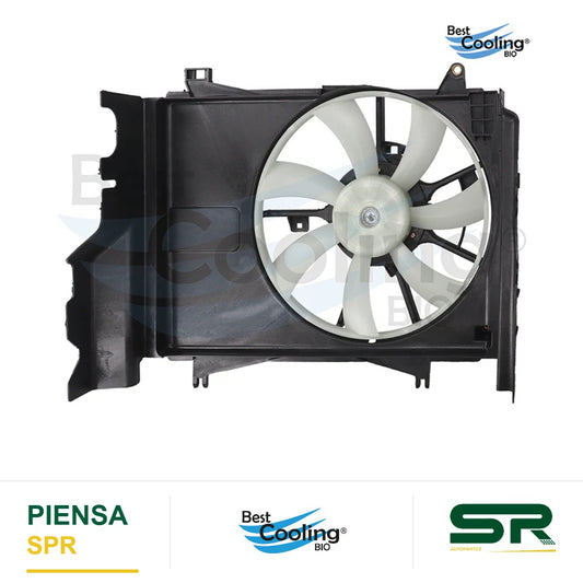 MOTOVENTILADOR DODGE ATTITUDE 1.2L 2015-2024 MITSUBISHI MIRAGE 1.2L 2015-2024 CON Y TRANSMISION AUTOMATICA BEST COOLING