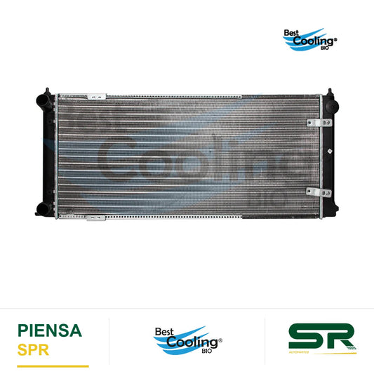 RADIADOR ANTICONGELANTE VOLKSWAGEN GOLF A2 4L 1.8 LTS 1988-1992 JETTA A2 4L 1.8 LTS1988-1992 CON A/AC TRANSMISIÓN MANUAL 35311 BEST COOLING