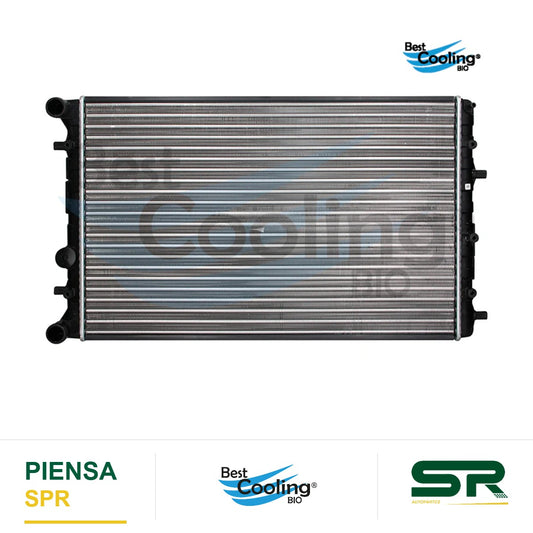 RADIADOR ANTICONGELANTE VOLKSWAGEN GOL 4L 1.6 LTS 2009-2020 VOLKSWAGEN TRUCK SAVEIRO 4L 1.6 LTS 2010-2020 CON A/AC TRANSMISIÓN Y MANUAL BEST COOLING