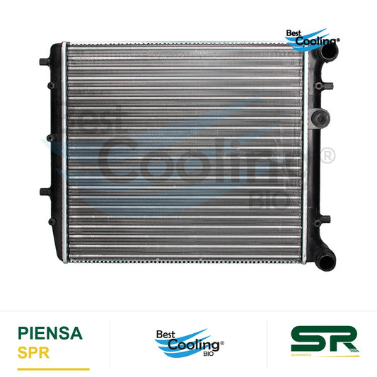 RADIADOR ANTICONGELANTE SEAT IBIZA 4L 2.0 LTS 2003-2009 CORDOBA 4L 2.0 LTS 2003-2009 SIN A/AC TRANSMISIÓN MANUAL BEST COOLING