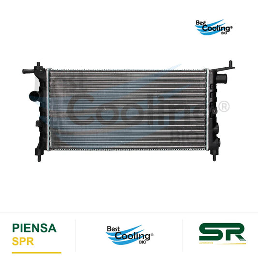 RADIADOR ANTICONGELANTE CHEVROLET CHEVY 4L 1.4 LTS 1994-2012 CHEVY 4L 1.6 LTS 1996-2012 SIN A/AC TRANSMISIÓN MANUAL 32MM =35518 BEST COOLING