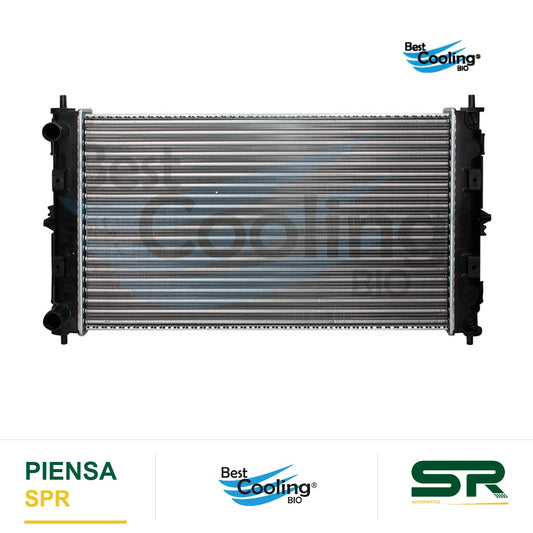 RADIADOR ANTICONGELANTE DODGE STRATUS 4L 2.4 LTS 1995-2000 CON A/AC TRANSMISIÓN AUTOMATICA = 04596401AA BEST COOLING
