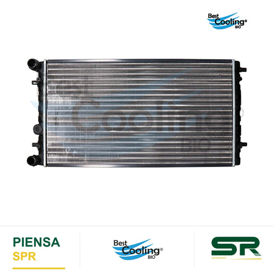 RADIADOR ANTICONGELANTE VOLKSWAGEN BEETLE 4L 2.0 LTS 1998-2011 BEETLE 5L 2.5 LTS 2006-2011 CON Y SIN A/AC TRANSMISIÓN MANUAL BEST COOLING