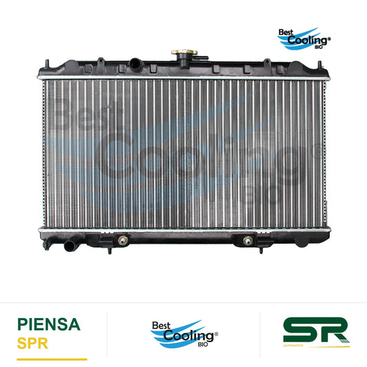 RADIADOR ANTICONGELANTE NISSAN SENTRA B15 4L 1.8 LTS 2001-2006 CON Y SIN A/AC TRANSMISIÓN AUTOMATICA ALUMINIO BEST COOLING