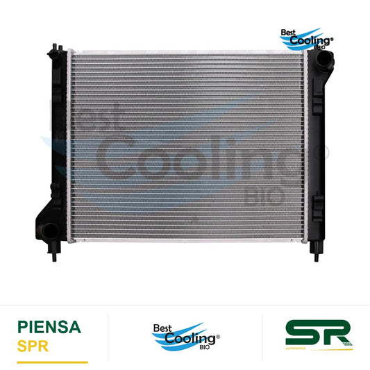RADIADOR ANTICONGELANTE NISSAN SENTRA B17 4L 1.8 LTS 2013-2019 CON Y SIN A/AC TRANSMISIÓN AUTOMATICA Y MANUAL BEST COOLING