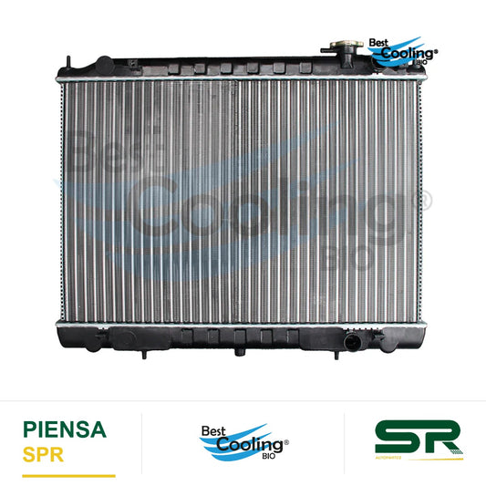 RADIADOR ANTICONGELANTE NISSAN TRUCK D22 PICK UP 4L 2.4 LTS 2008-2015 CON Y SIN A/AC TRANSMISIÓN MANUAL = 35816 BEST COOLING