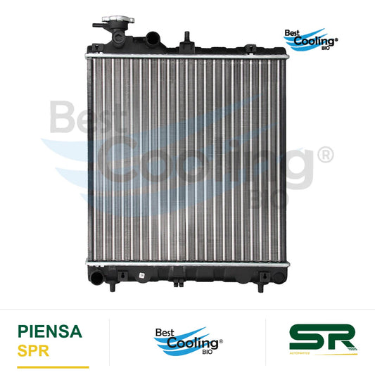RADIADOR ANTICONGELANTE DODGE ATOS 4L 1.1 LTS 2005-2012 CON Y SIN A/AC TRANSMISIÓN MANUAL ALUMINIO 35691 BEST COOLING