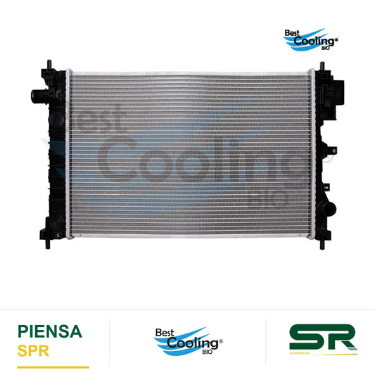 RADIADOR ANTICONGELANTE CHEVROLET SPARK 4L 1.4 LTS 2016-2021 TRANSMISIÓN MANUAL BEST COOLING