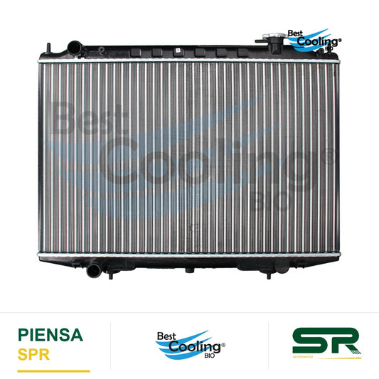 RADIADOR ANTICONGELANTE NISSAN TRUCK D22 PICK UP 4L 2.5 LTS 2009-2015 TDI SIN A/AC TRANSMISIÓN MANUAL = 35086 BEST COOLING
