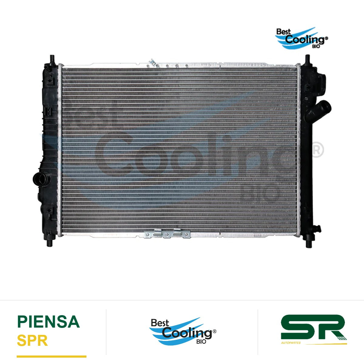 RADIADOR ANTICONGELANTE CHEVROLET AVEO 4L 1.6 LTS 2010-2018 CON Y SIN A/C TRANSMISIÓN MANUAL BEST COOLING