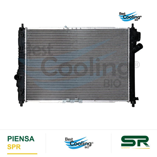 RADIADOR ANTICONGELANTE CHEVROLET AVEO 4L 1.6 LTS 2010-2018 CON Y SIN A/AC TRANSMISIÓN MANUAL BEST COOLING