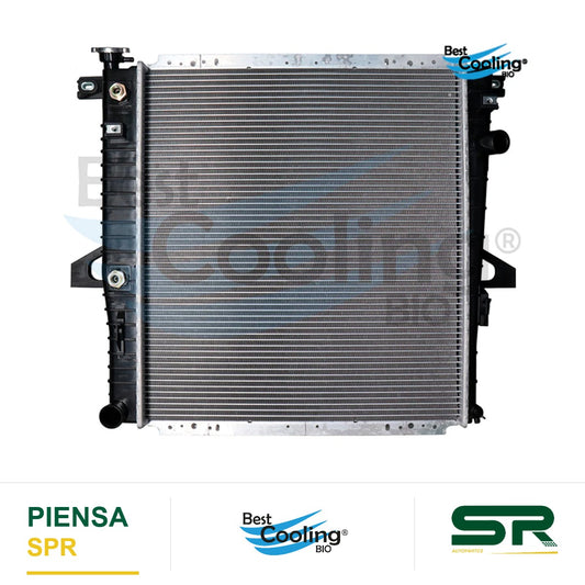 RADIADOR ANTICONGELANTE FORD TRUCK RANGER 4L 2.3 LTS 1996-2012 RANGER V6 3.0 LTS 1996-2012 CON Y SIN A/AC TRANSMISIÓN AUTOMATICA BEST COOLING