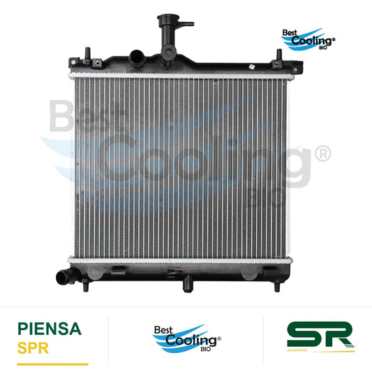 RADIADOR ANTICONGELANTE DODGE I10 4L 1.1 LTS 2012-2014 CON Y SIN A/AC TRANSMISIÓN MANUAL BEST COOLING