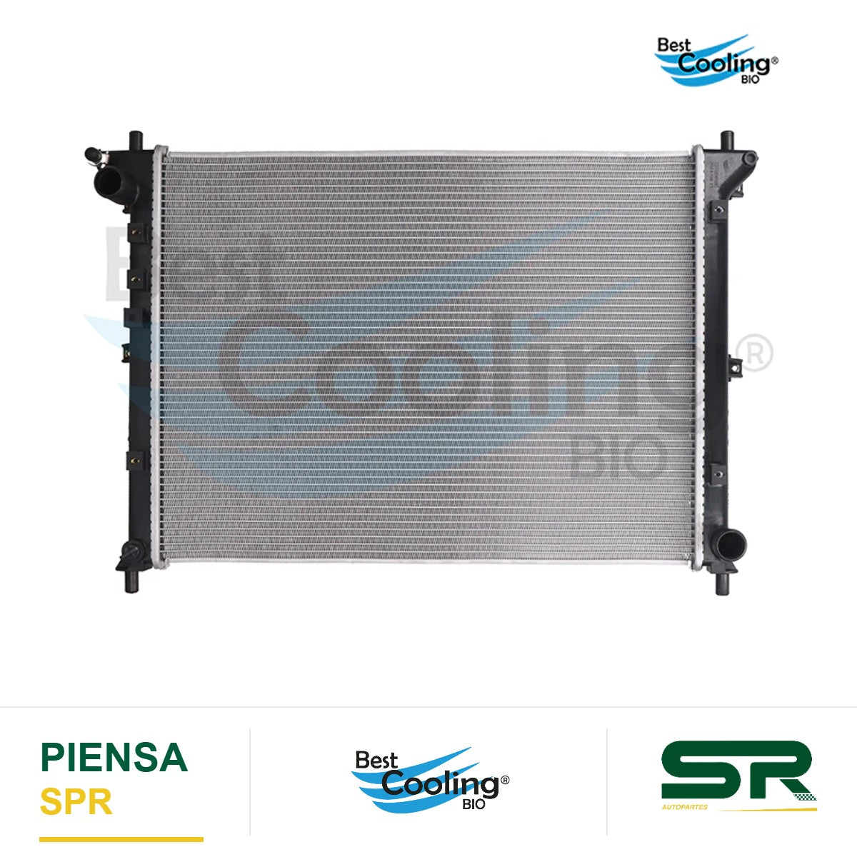 RADIADOR ANTICONGELANTE CHEVROLET AVEO III 4L 1.5 LTS 2024-2026 TRANSMISIÓN MANUAL SOLDADO BEST COOLING