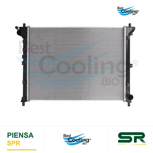 RADIADOR ANTICONGELANTE CHEVROLET AVEO III 4L 1.5 LTS 2024-2026 TRANSMISIÓN MANUAL SOLDADO BEST COOLING