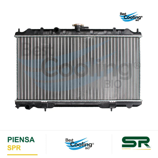 RADIADOR ANTICONGELANTE NISSAN SENTRA B15 4L 1.8 LTS 2001-2006 CON Y SIN A/AC TRANSMISIÓN MANUAL ALUMINIO BEST COOLING