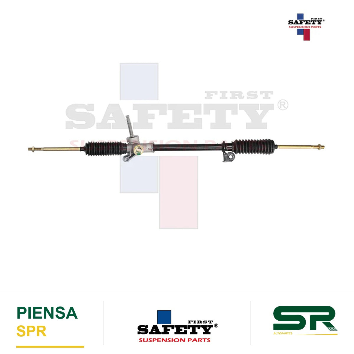 CAJA DIRECCIÓN FORD FIESTA 4L 1.3 LTS 1998-2001 FIESTA 4L 1.4 LTS 1998-2000 FIESTA IKON 4L 1.6 LTS 2001-2007 CREMALLERA MANUAL SIN TERMINALES SAFETY