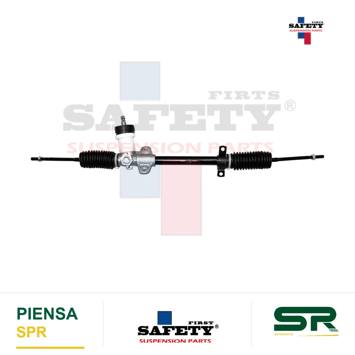 CAJA DIRECCIÓN DODGE ATOS 4L 1.1 LTS 2005-2012 CREMALLERA MANUAL SIN TERMINALES SINFIN LARGO 6CM 2MM SAFETY