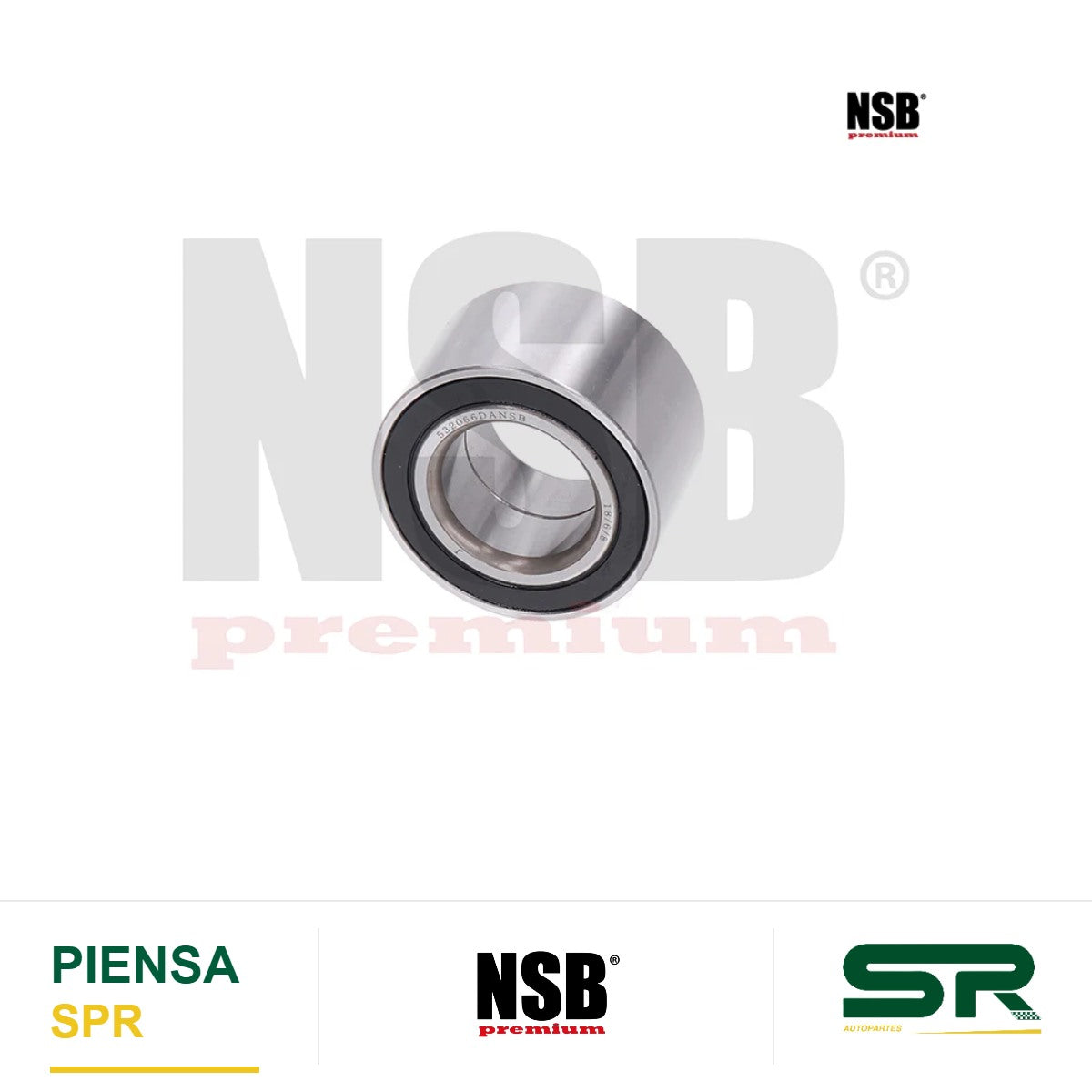 BALERO DOBLE RUEDA DELANTERO CHEVROLET AVEO 4L 1.6 LTS 2008-2018 PONTIAC G3 2007-2009 VOLKSWAGEN CARIBE 1981-1987 ATLANTIC 1981-1987 SIN ABS 34X64X37 NSB