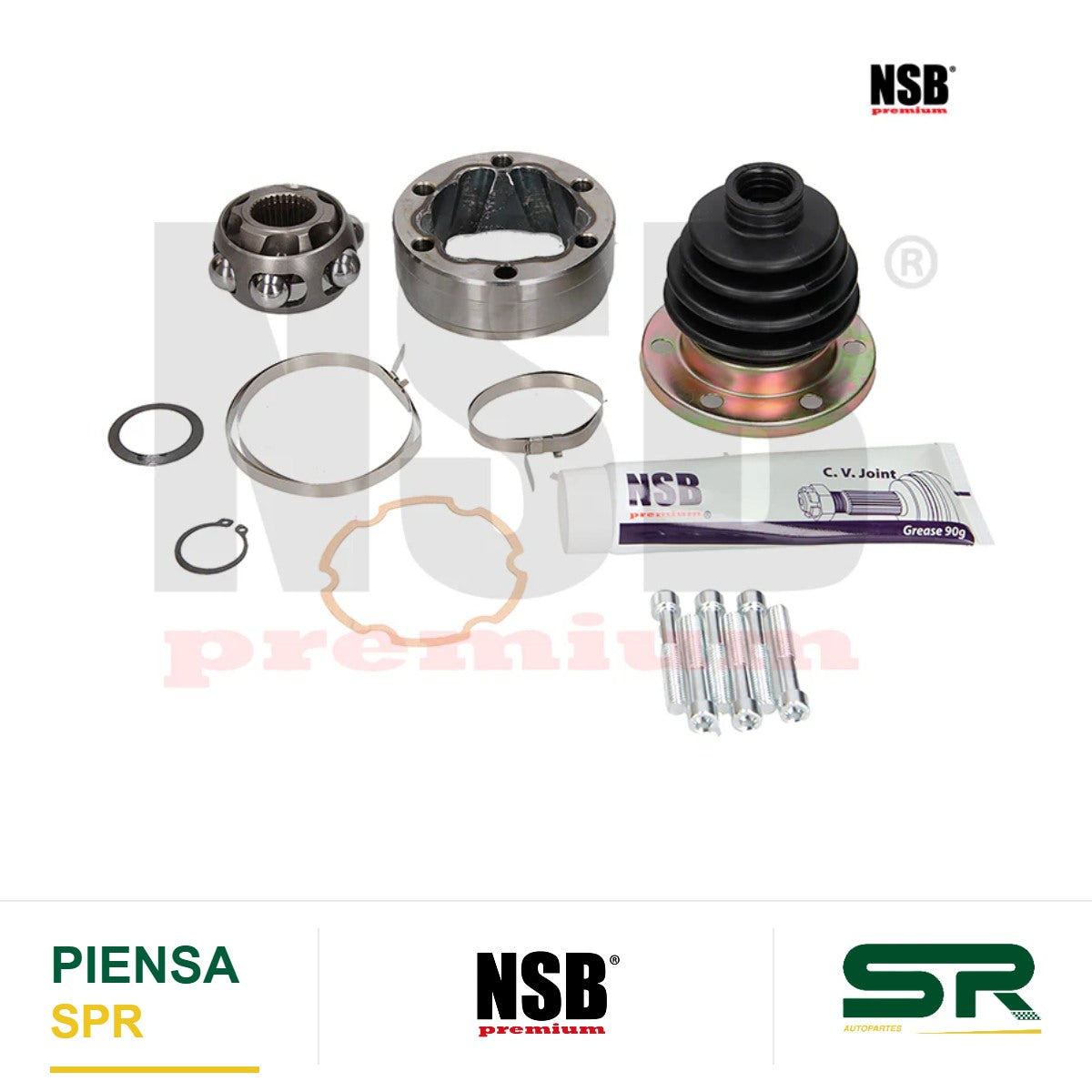 BALERO JUNTA HOMOCINETICA VOLKSWAGEN JETTA A2 1987-1992 GOLF A2 1987-1992 CARIBE 1977-1987 AUTOMATICA MANUAL SIN ABS INT.33 ALT.32 =RC-5526 =325526 NSB