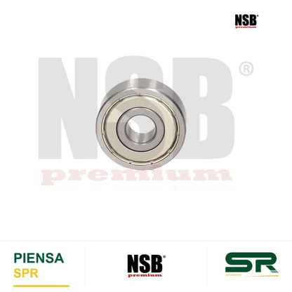 BALERO ALTERNADOR UNIVERSAL TAPA METALICA 12X37X12 NSB