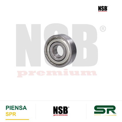 BALERO ALTERNADOR UNIVERSAL TAPAS METALICAS 15X42X13 NSB