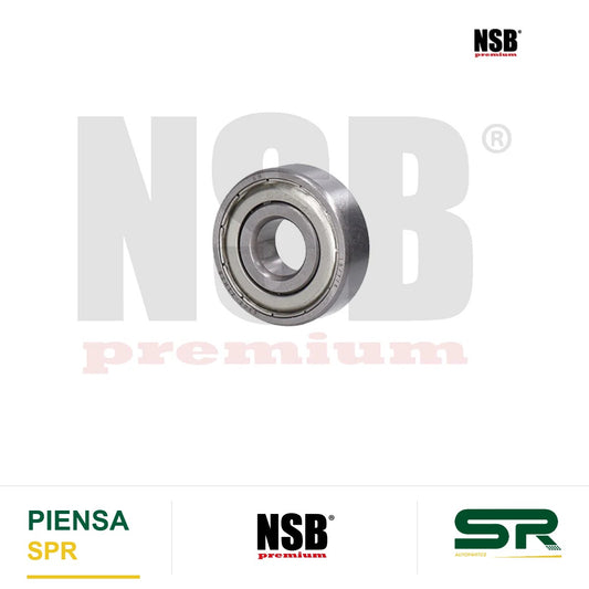 BALERO ALTERNADOR UNIVERSAL TAPAS METALICAS 15X42X13 NSB