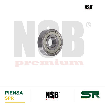 BALERO ALTERNADOR UNIVERSAL 14X47X17MM TAPA METALICA NSB