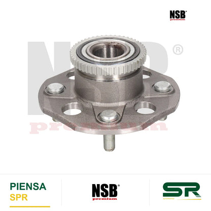 MAZA RUEDA TRASERA HONDA ACCORD 4L 2.3 LTS 1998-2002 CON ABS 4 BIRLOS EJE 30MM FRENO TAMBOR NSB