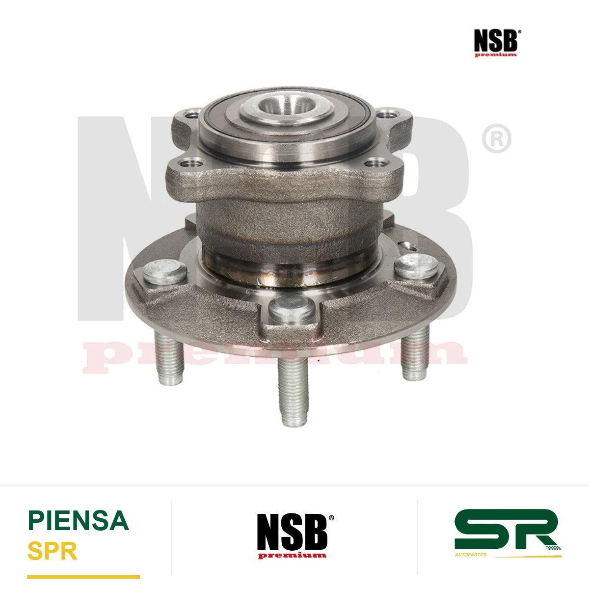 MAZA RUEDA TRASERA CHEVROLET SONIC RS 2014-2016 TURBO CHEVROLET TRUCK TRAX 2013-2020 BUICK TRUCK ENCORE 2013-2021 5 BIRLOS CON ABS NSB