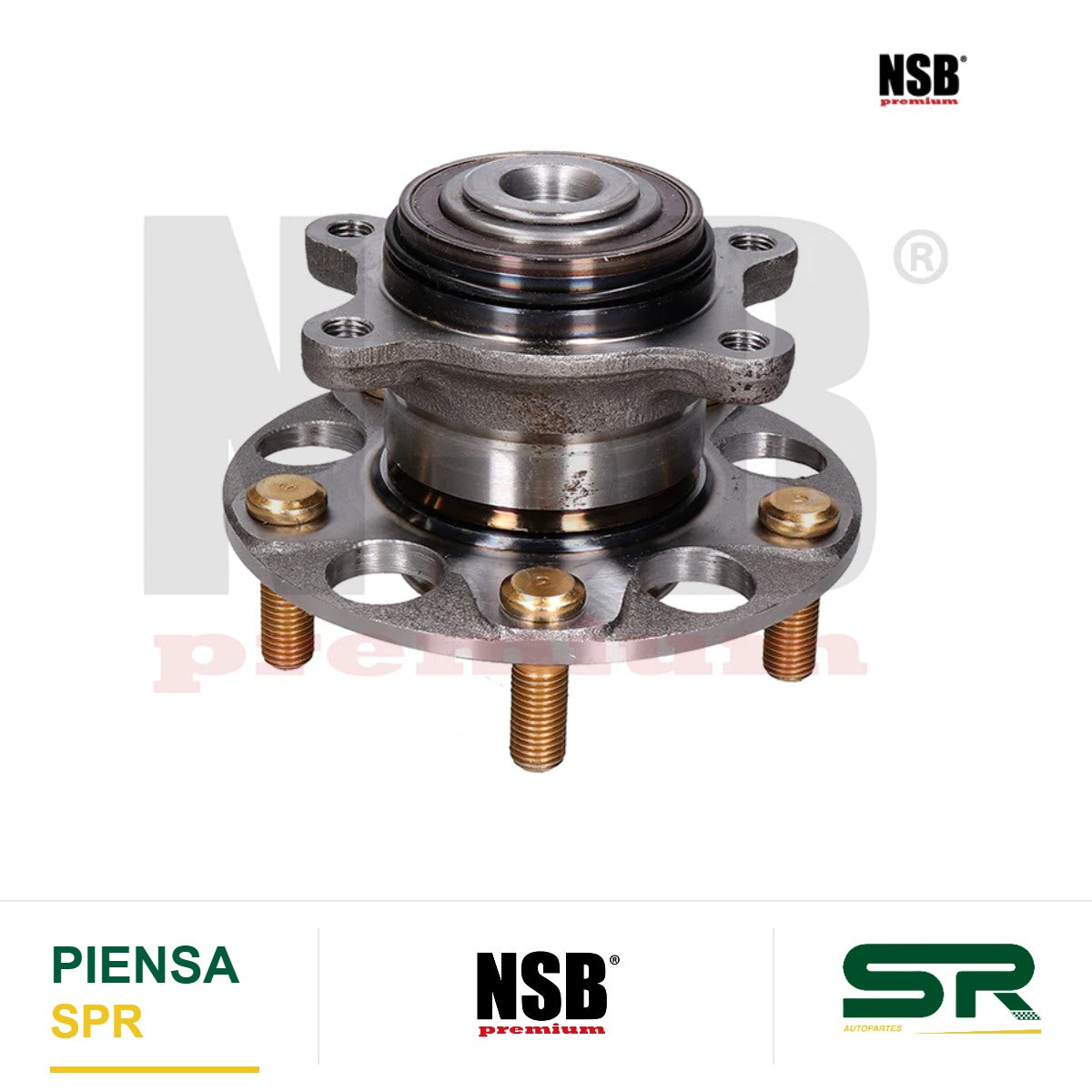 MAZA RUEDA TRASERA HONDA CIVIC 4L 1.3 LTS 2006-2011 CIVIC 4L 1.8 LTS 2006-2011 CIVIC 4L 2.0 LTS 2006-2011 SIN ABS 5 BIRLOS NSB