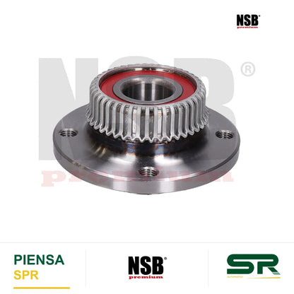 MAZA RUEDA TRASERA VOLKSWAGEN TRUCK SAVEIRO 4L 1.8 LTS 2010-2020 VW VAN 4L 1.8 LTS 2003-2009 EJE 30MM CON ABS 4 BARRENOS NSB