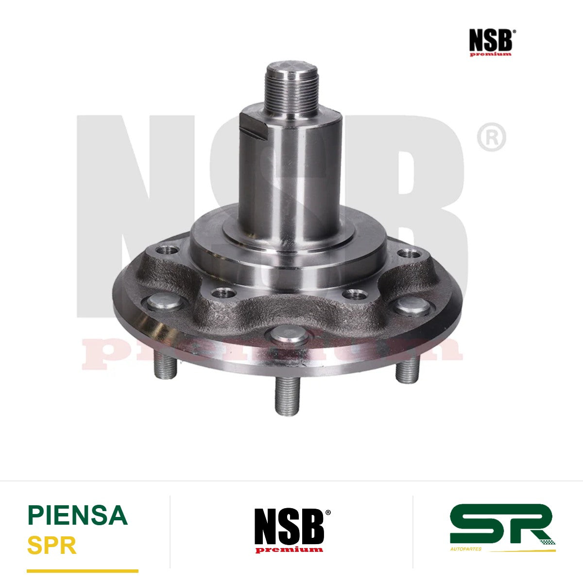 MAZA RUEDA DELANTERA NISSAN TRUCK URVAN 2002-2013 SIN ABS 6 BIRLOS SIN BALERO 2316014 NSB