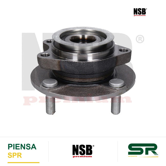 MAZA RUEDA DELANTERA NISSAN TIIDA 2007-2018 CUBE 2009-2014 CON ABS 4 BIRLOS 2316018 NSB