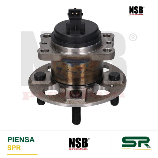 MAZA RUEDA TRASERA KIA K3 4L 1.6 LTS 2024-2026 KIA RIO II 4L 1.6 LTS 2018-2023 HYUNDAI ACCENT 4L 1.6 LTS 2018-2022 CON ABS 4 BIRLOS NSB